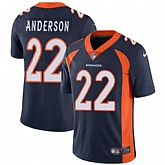 Nike Denver Broncos #22 C.J. Anderson Navy Blue Alternate NFL Vapor Untouchable Limited Jersey,baseball caps,new era cap wholesale,wholesale hats